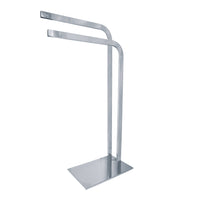 Thumbnail for Kingston Brass SCC8001 Edenscape Pedestal Dual Towel Rack, Polished Chrome - BNGBath