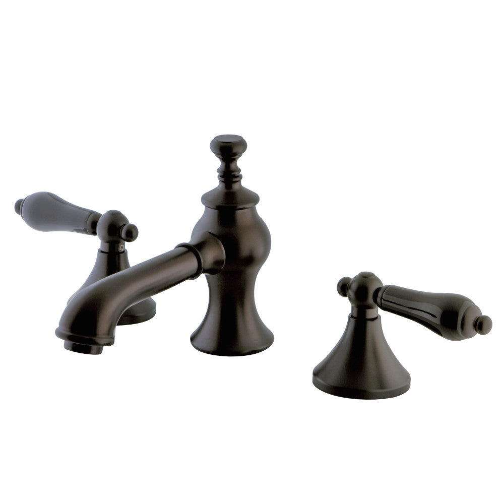 Kingston Brass KC7065PKL Duchess Widespread Bathroom Faucet with Brass Pop-Up, Oil Rubbed Bronze - BNGBath