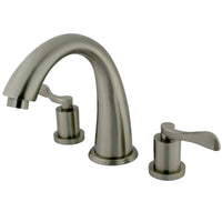 Thumbnail for Kingston Brass KS2368DFL Vintage Roman Tub Faucet, Brushed Nickel - BNGBath