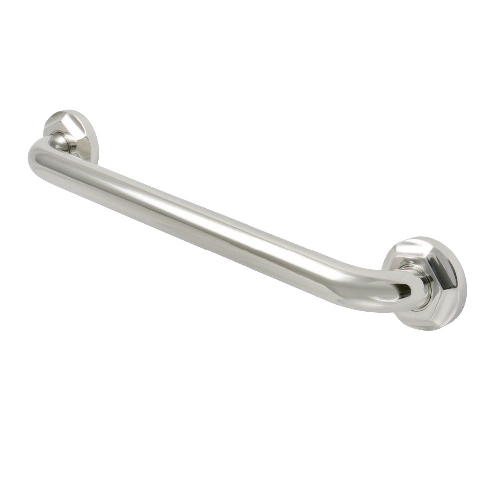 Kingston Brass DR714166 Metropolitan 16" Grab Bar, 1-1/4" Diameter, Polished Nickel - BNGBath