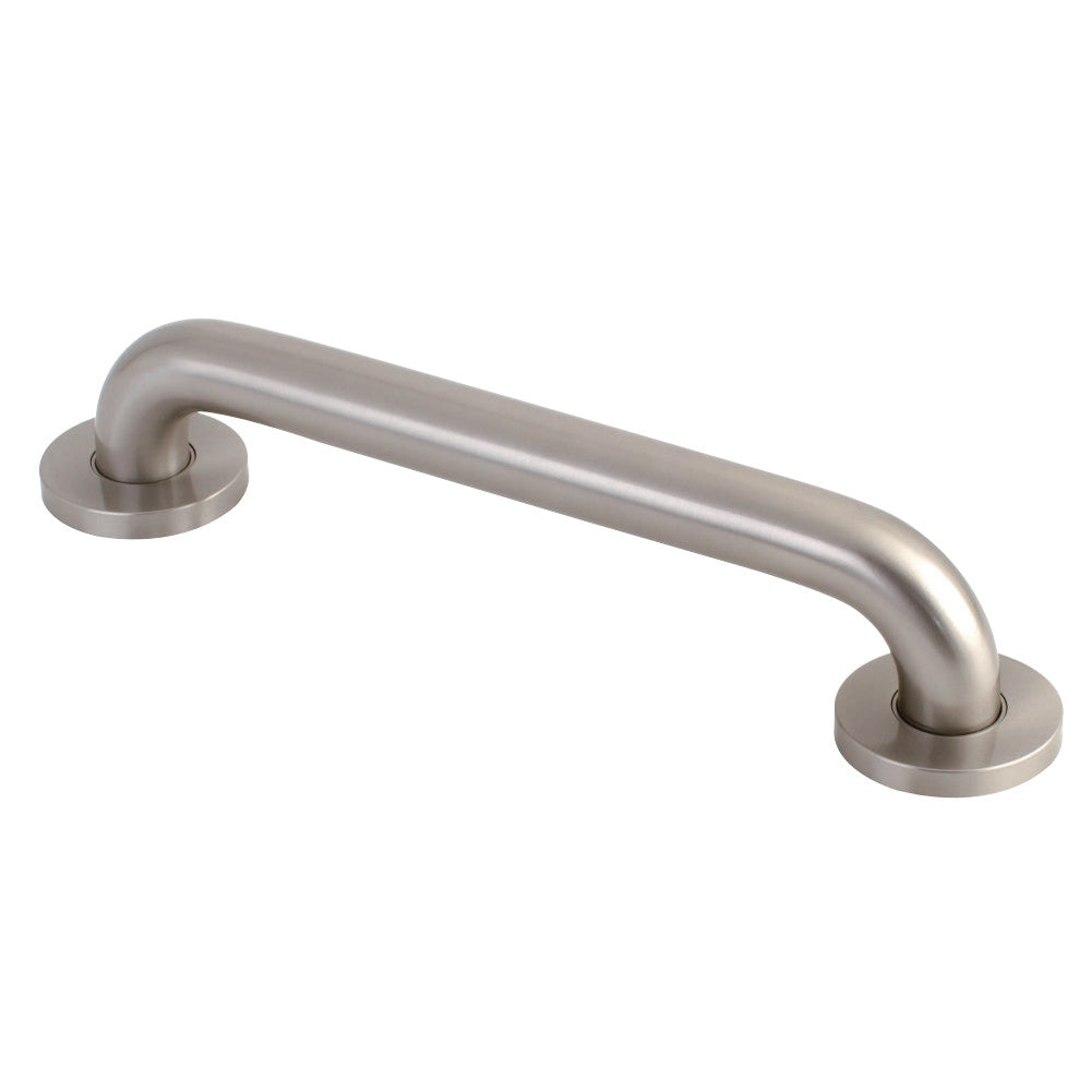 Kingston Brass DR514128 Meridian 12" Grab Bar, 1-1/4" Diameter, Brushed Nickel - BNGBath