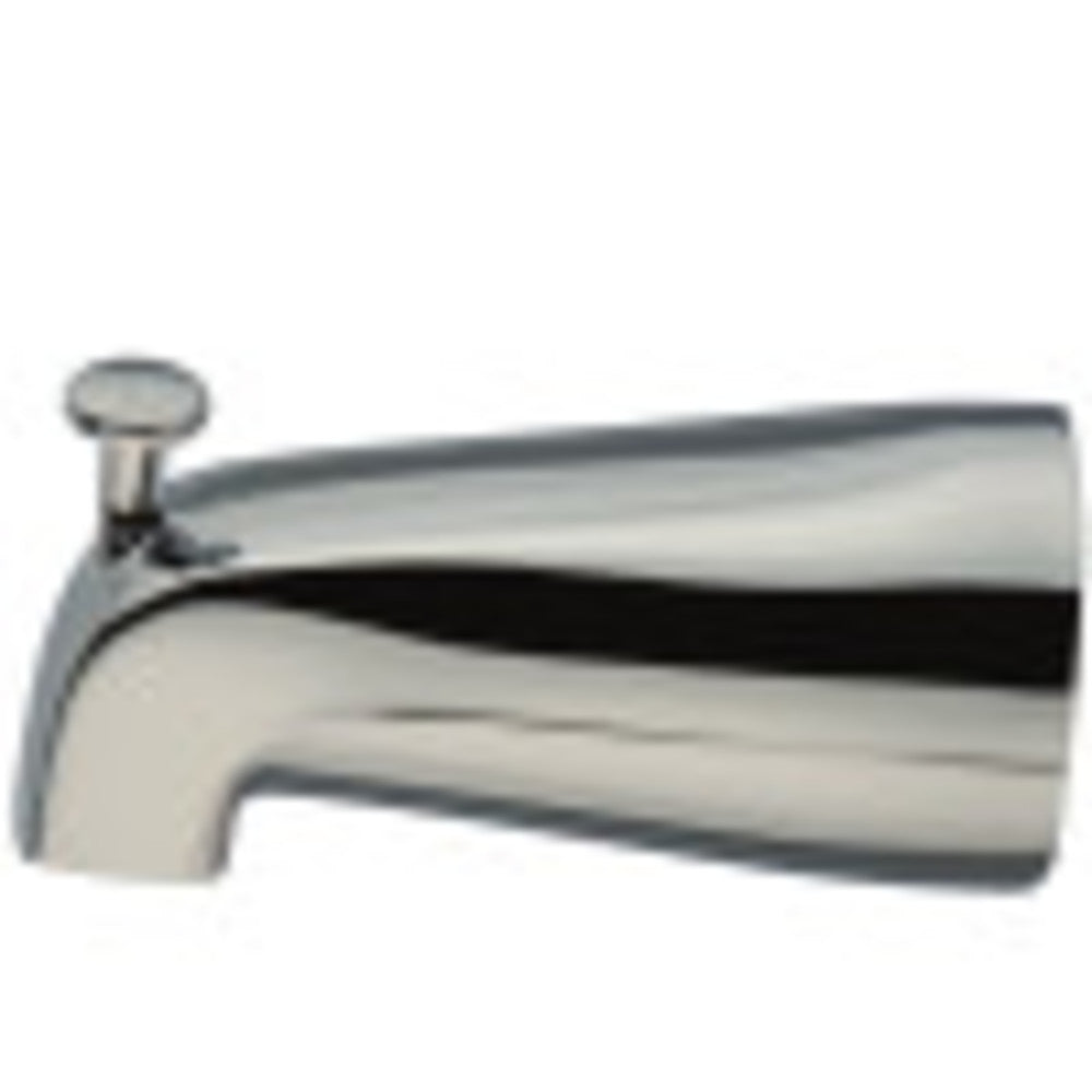 Kingston Brass K188A1 5-1/4 Inch Zinc Tub Spout with Diverter, Polished Chrome - BNGBath