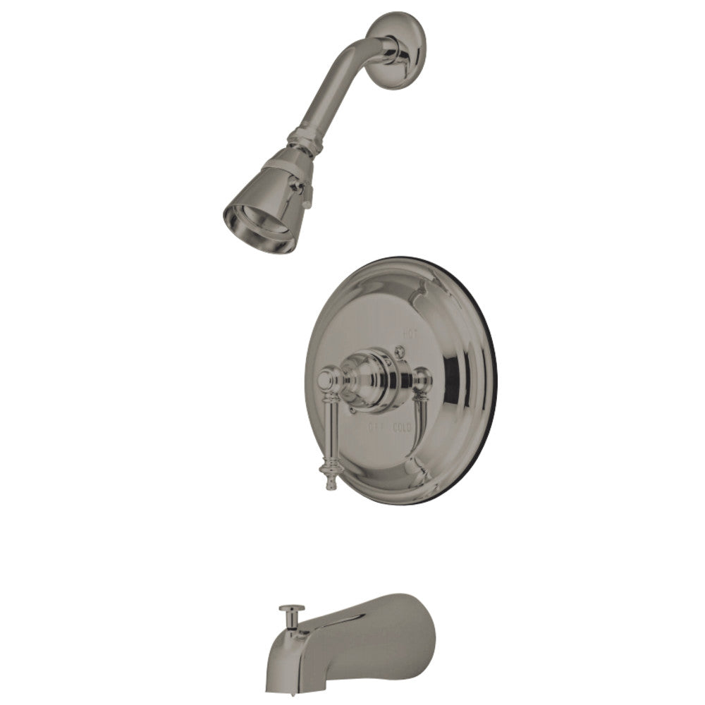 Kingston Brass KB2638TL Templeton Tub & Shower Faucet, Brushed Nickel - BNGBath