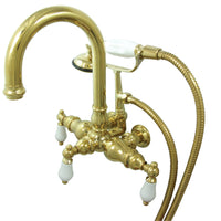 Thumbnail for Kingston Brass Vintage Wall-Mount Clawfoot Tub Faucets - BNGBath