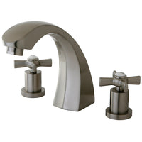 Thumbnail for Kingston Brass KS4368ZX Millennium Roman Tub Faucet, Brushed Nickel - BNGBath