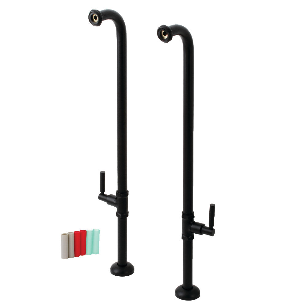 Kingston Brass AE810S0DKL Concord Freestanding Tub Supply Line, Matte Black - BNGBath