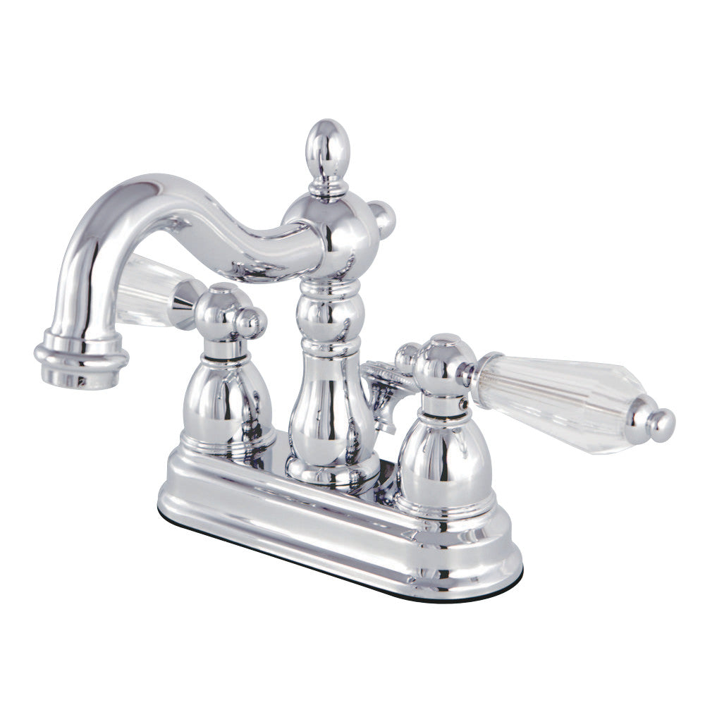 Kingston Brass KB1601WLL 4 in. Centerset Bathroom Faucet, Polished Chrome - BNGBath