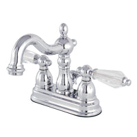 Thumbnail for Kingston Brass KB1601WLL 4 in. Centerset Bathroom Faucet, Polished Chrome - BNGBath