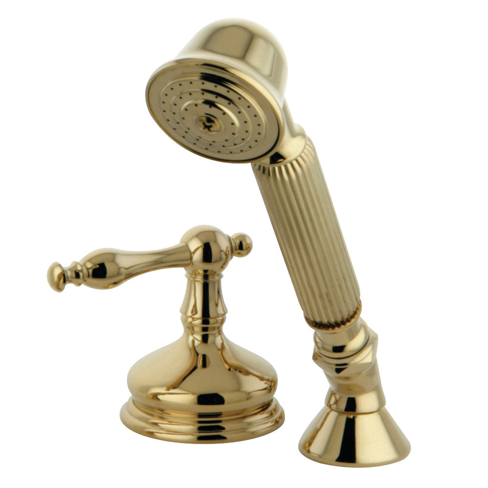 Kingston Brass KSK3332NLTR Transfer Valve Set for Roman Tub Filler, Polished Brass - BNGBath