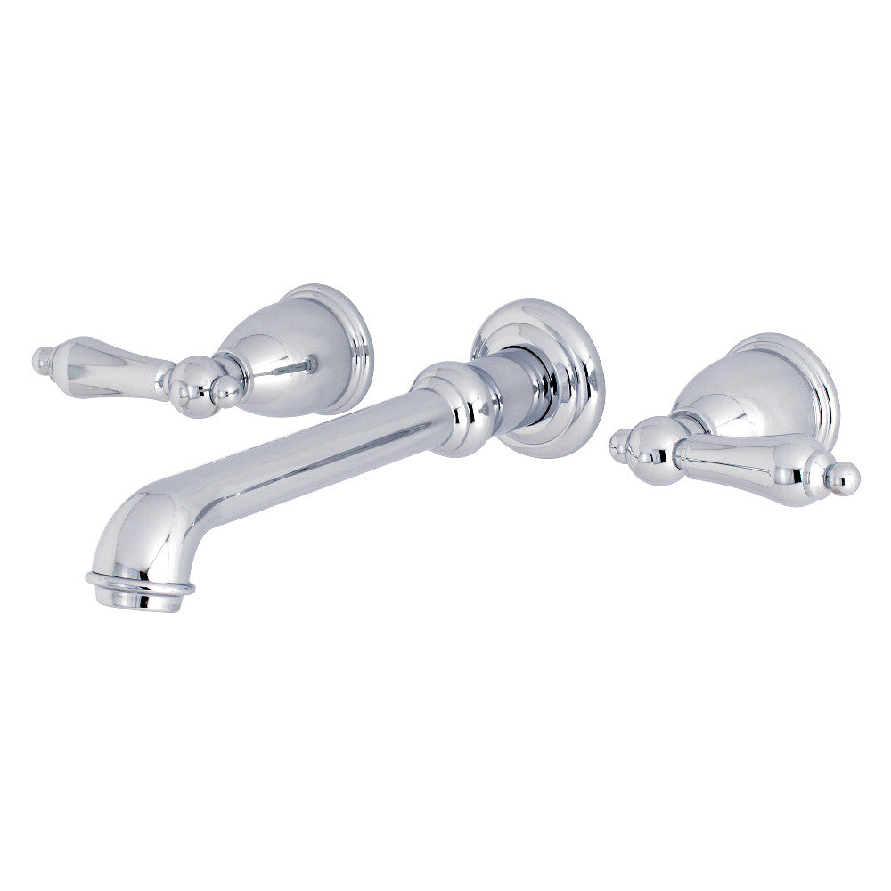 Kingston Brass KS7021AL English Country Wall Mount Roman Tub Faucet, Polished Chrome - BNGBath