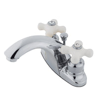 Thumbnail for Kingston Brass GKB7641PX 4 in. Centerset Bathroom Faucet, Polished Chrome - BNGBath