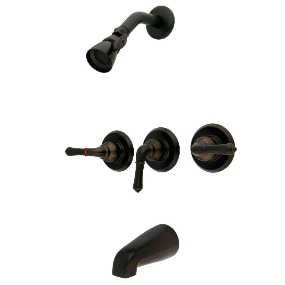 Kingston Brass KB235 Tub and Shower Faucet, Oil Rubbed Bronze - BNGBath