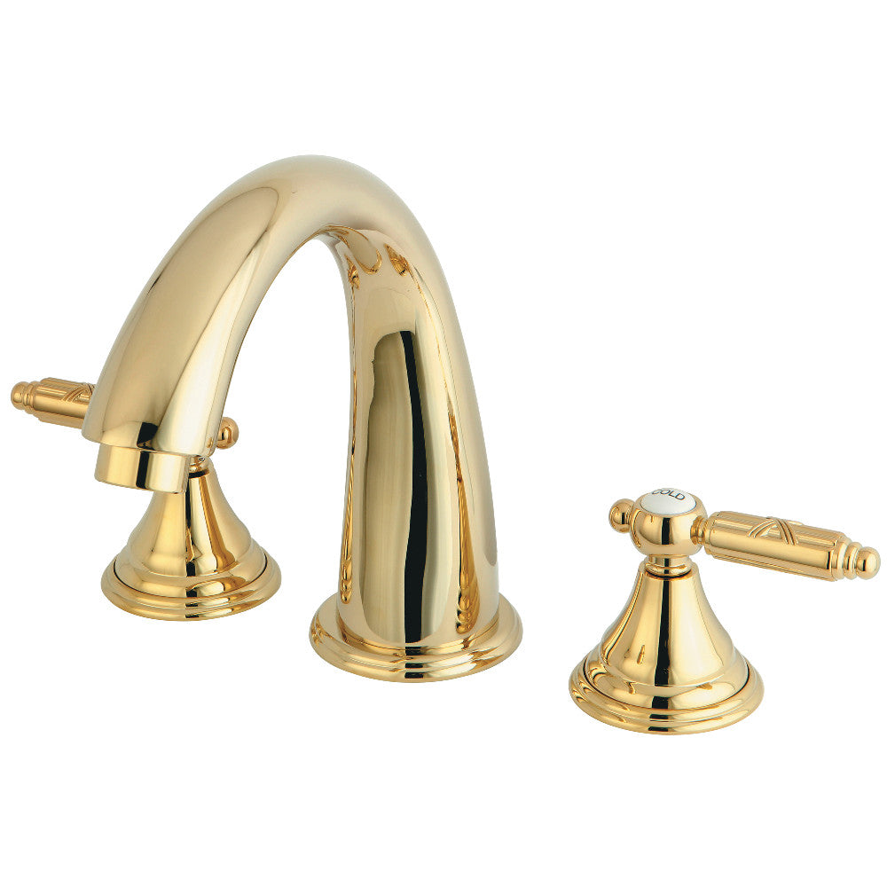 Kingston Brass KS5362GL Georgian Roman Tub Faucet, Polished Brass - BNGBath