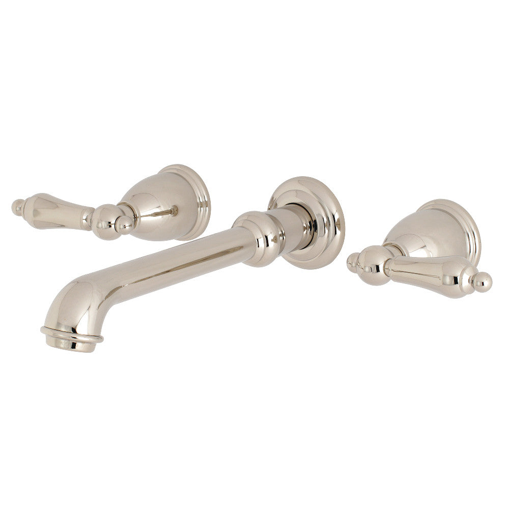 Kingston Brass KS7026AL English Country Wall Mount Roman Tub Faucet, Polished Nickel - BNGBath