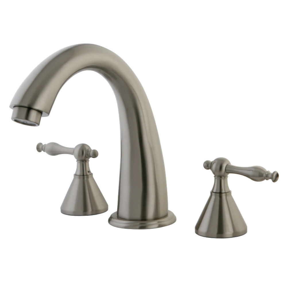 Kingston Brass KS2368NL Naples Roman Tub Faucet, Brushed Nickel - BNGBath