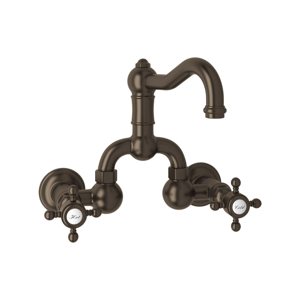 ROHL Acqui Wall Mount Bridge Bathroom Faucet - BNGBath