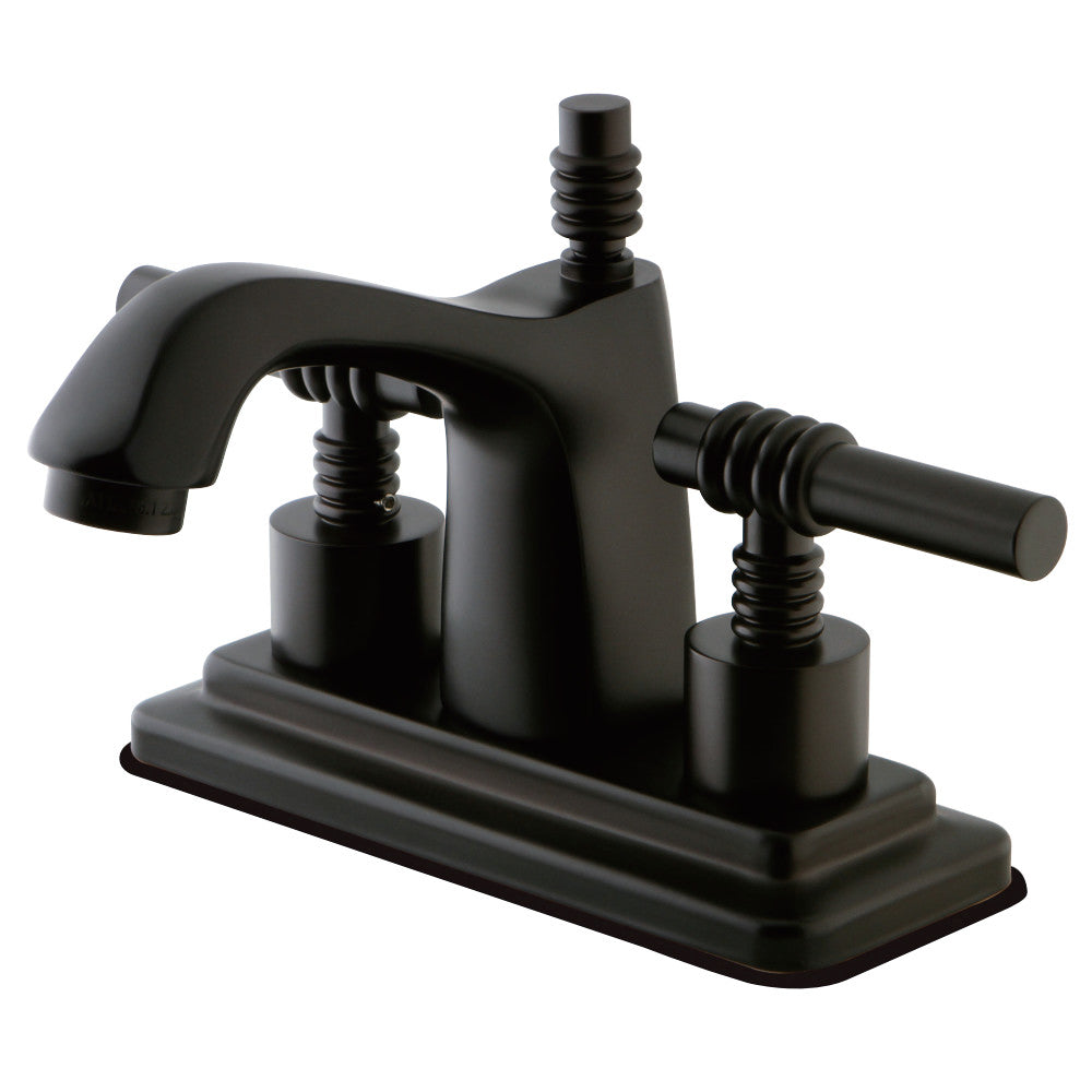 Kingston Brass KS8645ML 4 in. Centerset Bathroom Faucet, Oil Rubbed Bronze - BNGBath