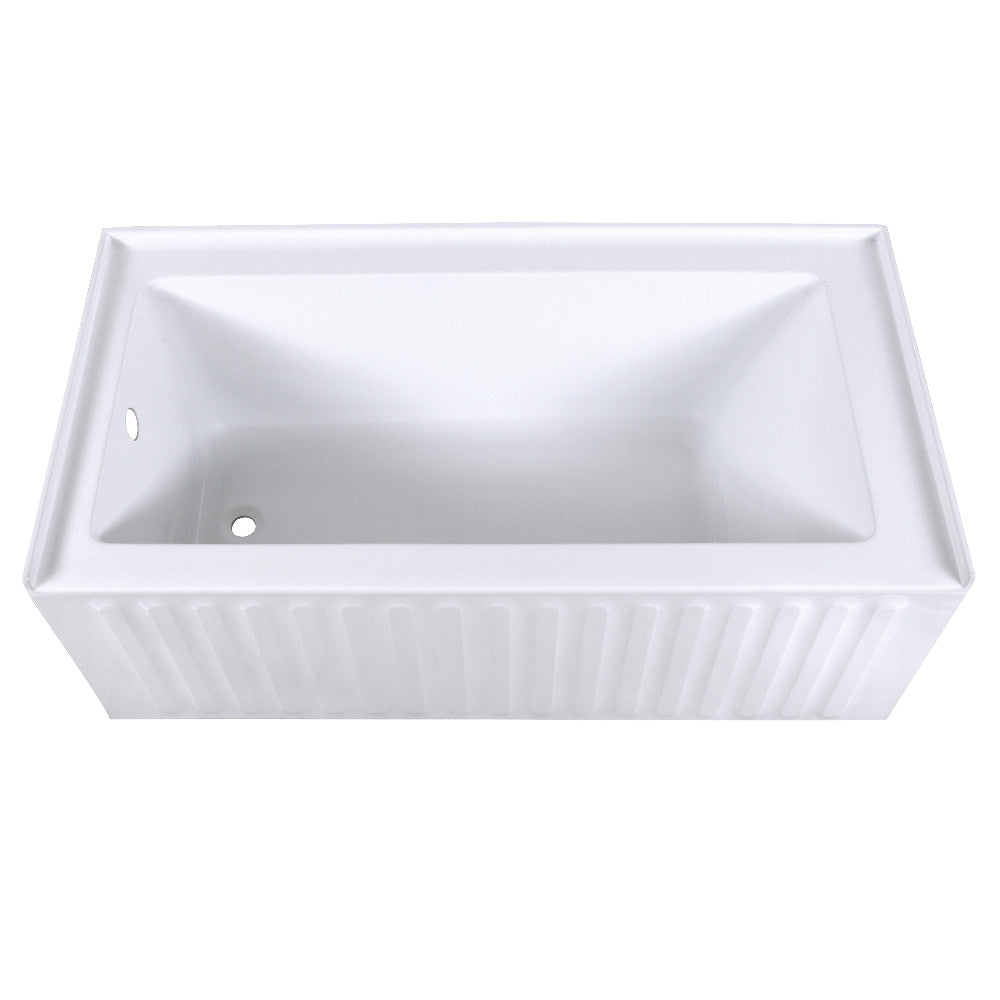 Aqua Eden VTDE603121X-P 60x30x22 Acrylic Alcove Bathtub - BNGBath