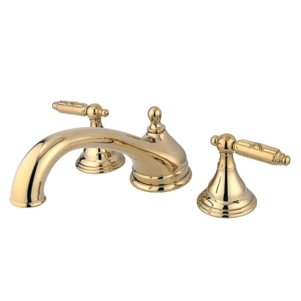 Kingston Brass KS5532GL Georgian Roman Tub Faucet, Polished Brass - BNGBath