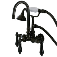 Thumbnail for Aqua Vintage AE7T5PKL Duchess Wall Mount Clawfoot Tub Faucet, Oil Rubbed Bronze - BNGBath