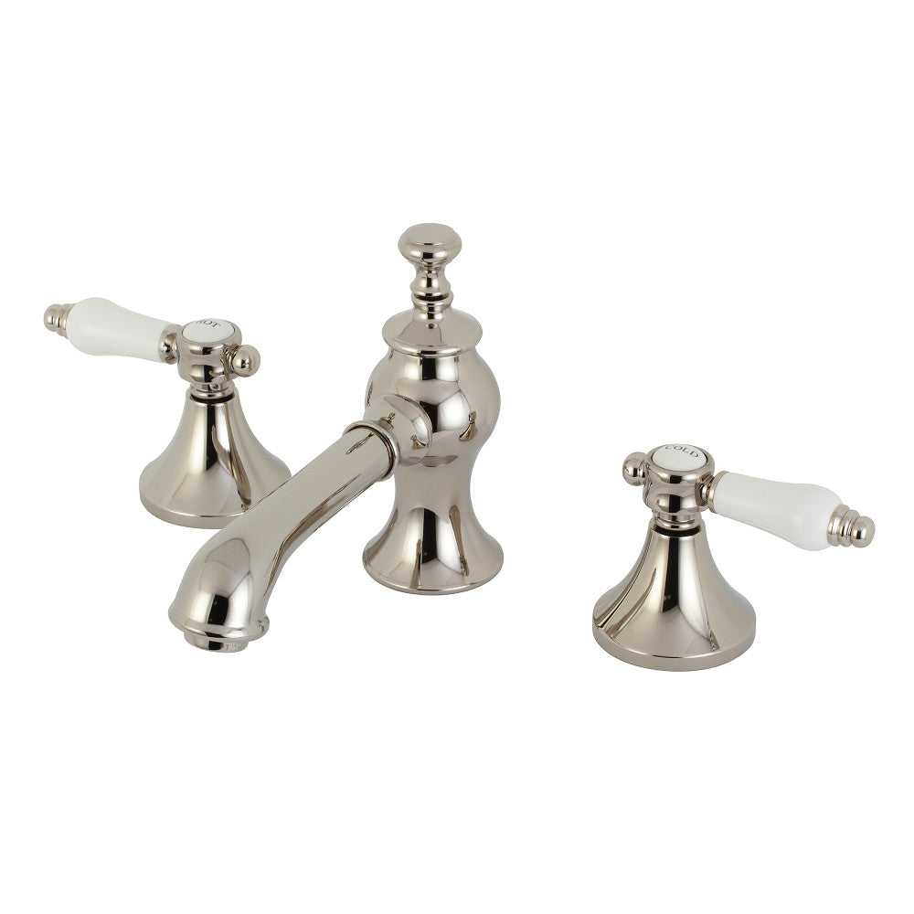 Kingston Brass KC7066BPL Bel-Air 8 in. Widespread Bathroom Faucet, Polished Nickel - BNGBath