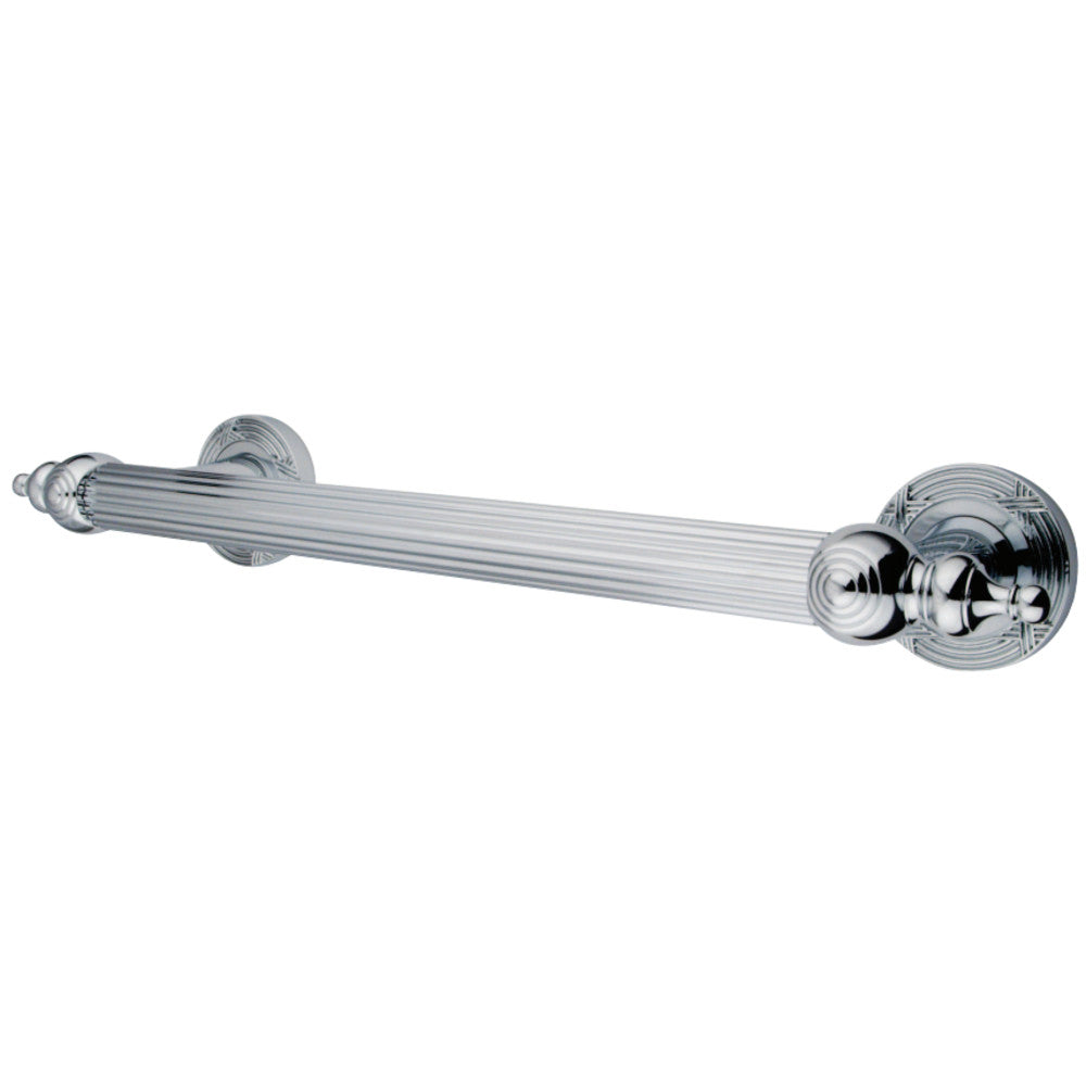 Kingston Brass DR710121 Templeton 12" Decorative Grab Bar, Polished Chrome - BNGBath