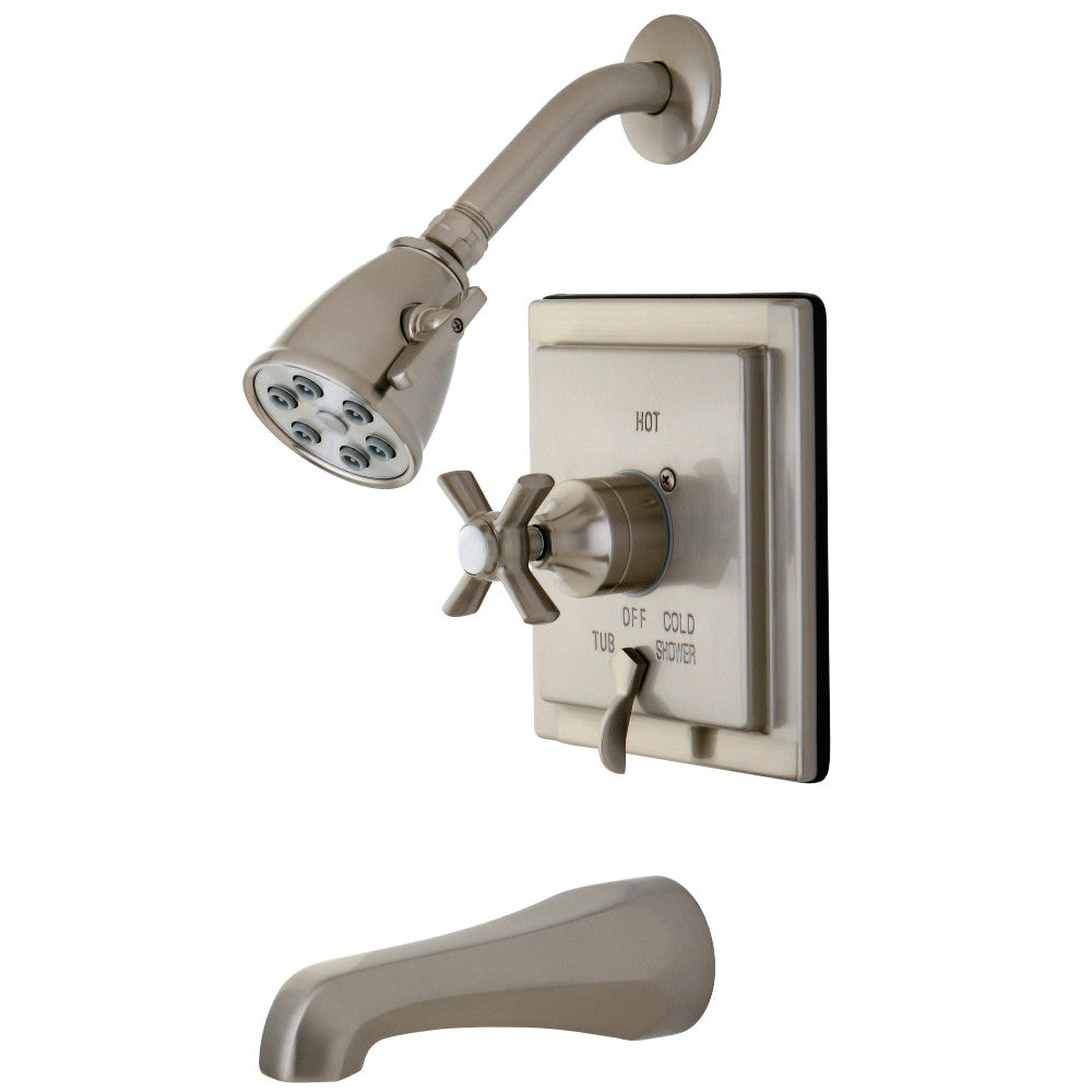 Kingston Brass VB86580ZX Tub/Shower Faucet, Brushed Nickel - BNGBath