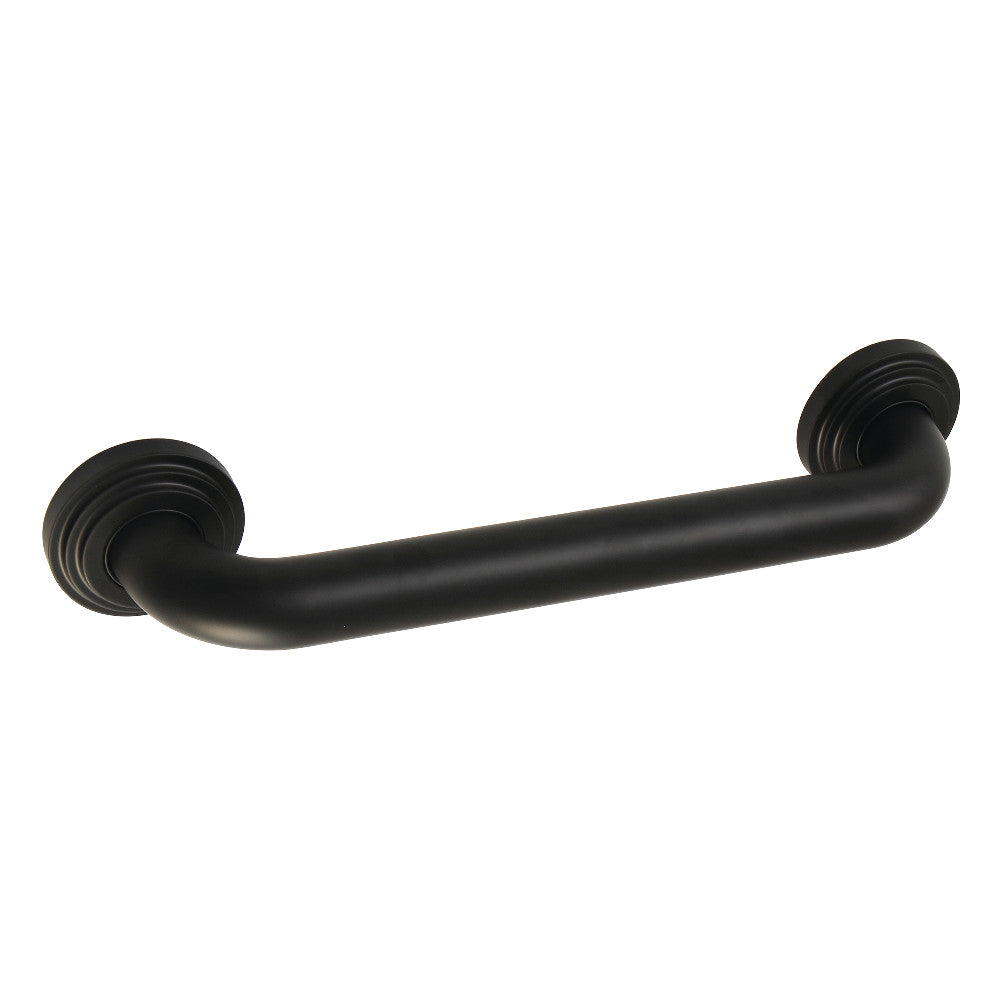 Kingston Brass DR214120 Milano 12-Inch Decorative 1-1/4-Inch OD Grab Bar, Matte Black - BNGBath