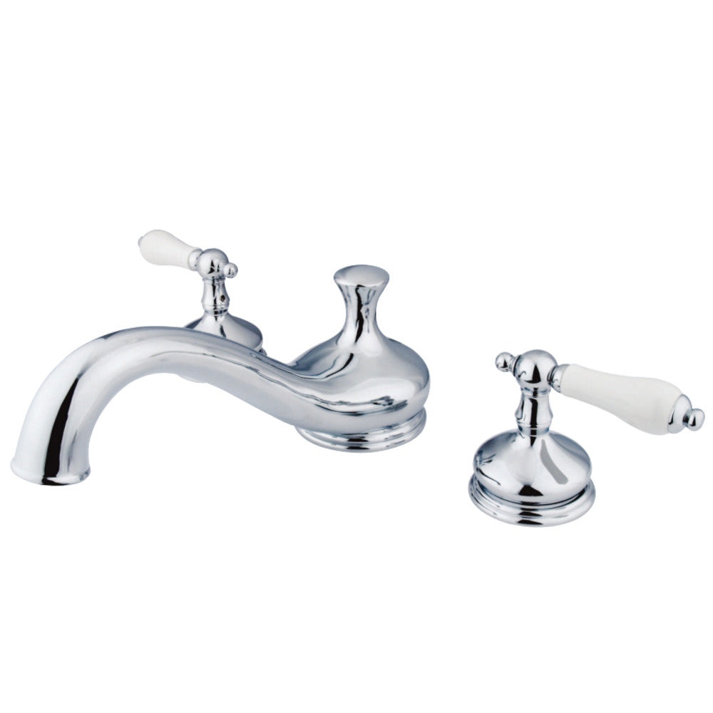 Kingston Brass KS3331PL Heritage Roman Tub Faucet, Polished Chrome - BNGBath