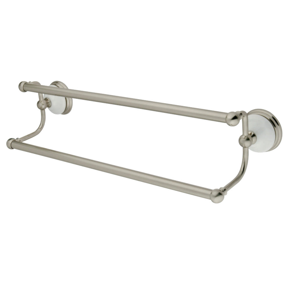 Kingston Brass BA11318SN Vintage 18" Dual Towel Bar, Brushed Nickel - BNGBath