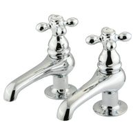 Thumbnail for Kingston Brass KS3201AX Restoration Basin Tap Faucet, Polished Chrome - BNGBath