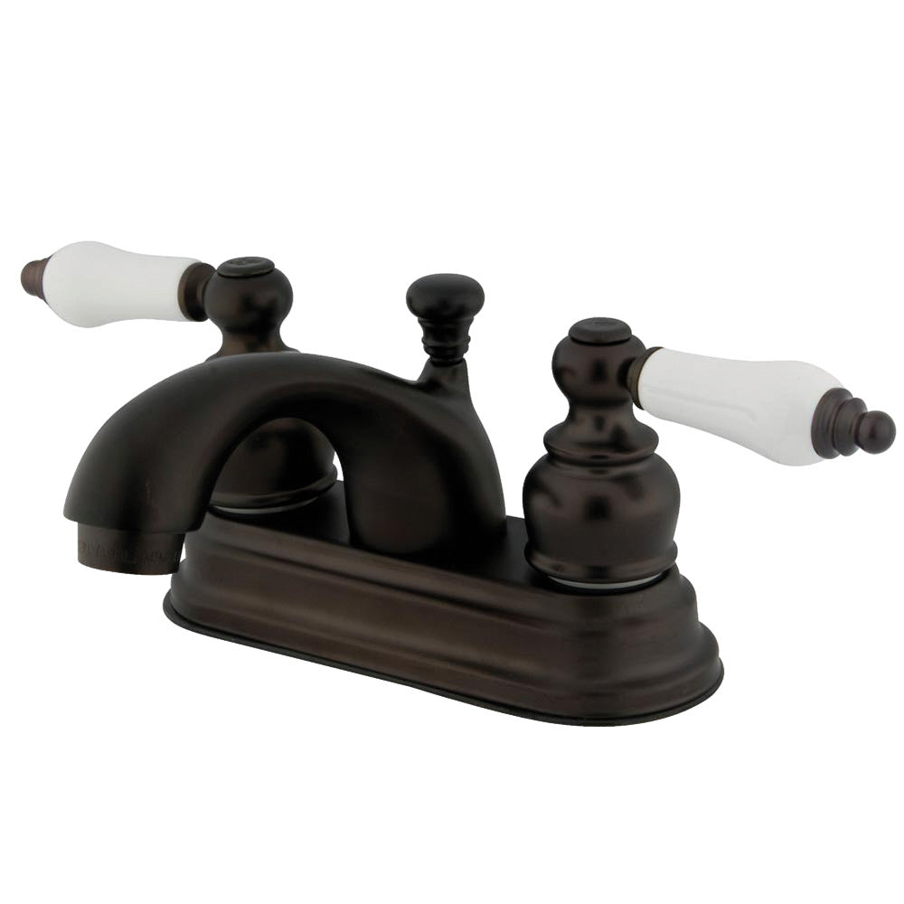 Kingston Brass KB3605PL 4 in. Centerset Bathroom Faucet, Oil Rubbed Bronze - BNGBath