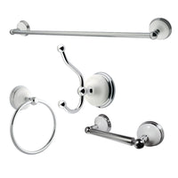 Thumbnail for Kingston Brass BAK1111478C Victorian 4-Piece Bathroom Hardware, Polished Chrome - BNGBath