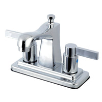 Thumbnail for Kingston Brass FB4641NDL 4 in. Centerset Bathroom Faucet, Polished Chrome - BNGBath