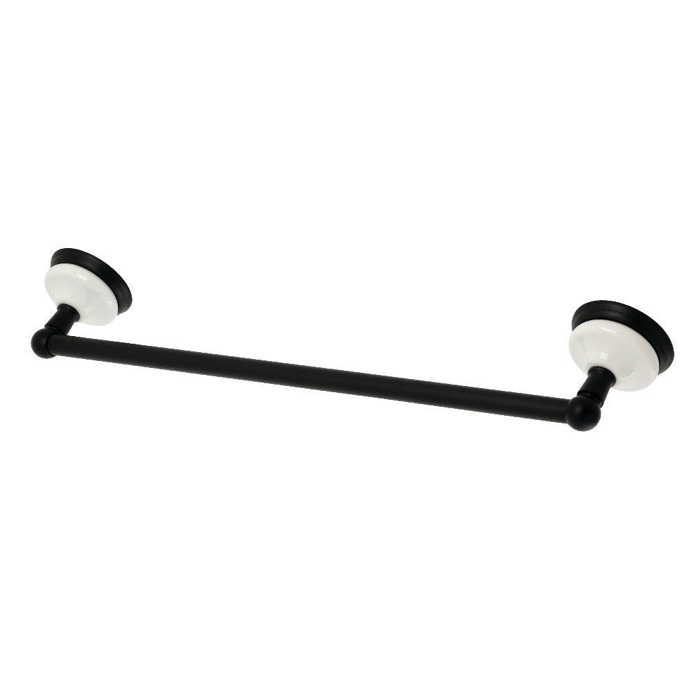 Kingston Brass BA1112MB Victorian 18-Inch Towel Bar, Matte Black - BNGBath