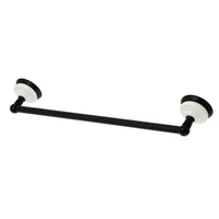 Thumbnail for Kingston Brass BA1112MB Victorian 18-Inch Towel Bar, Matte Black - BNGBath