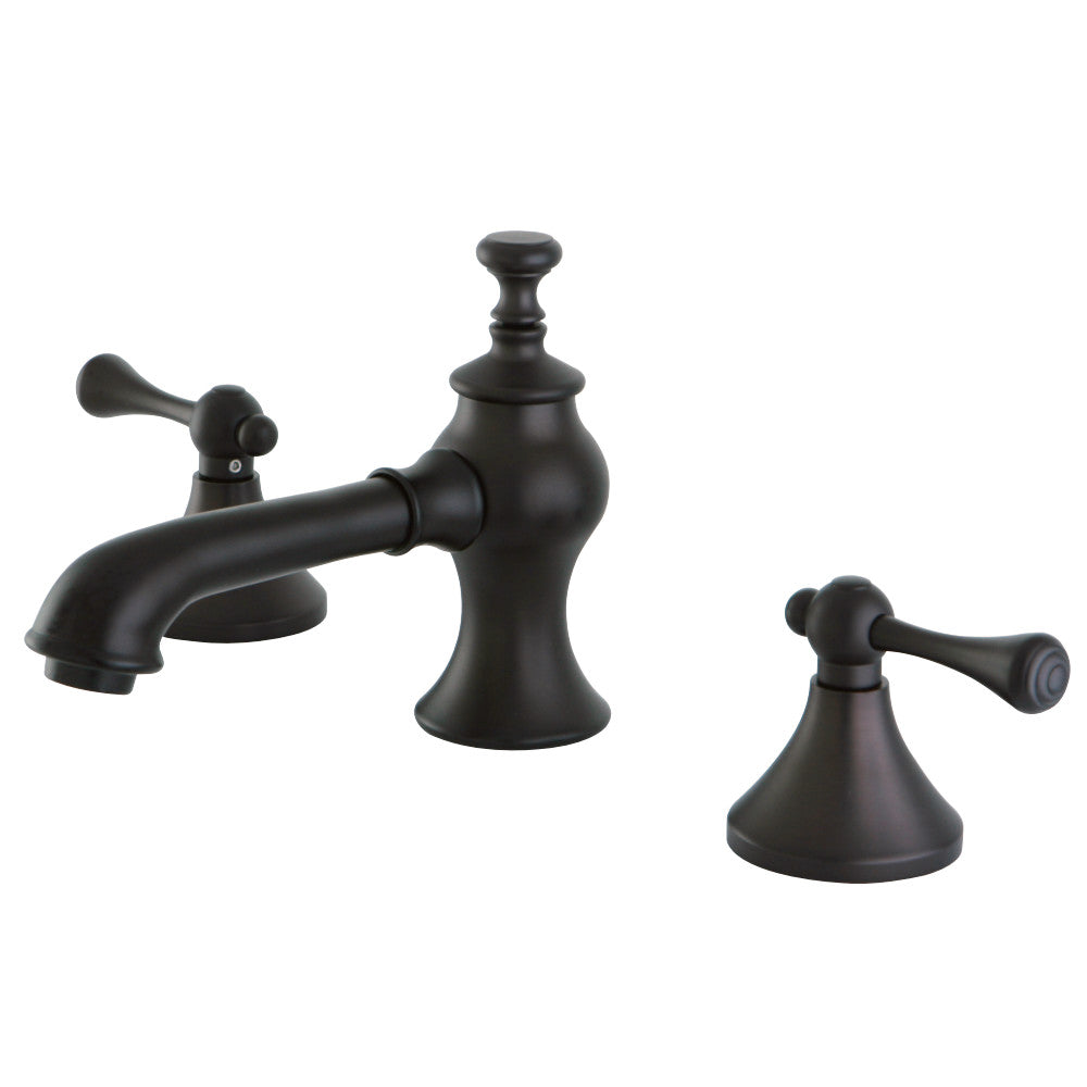 Kingston Brass KC7065BL 8 in. Widespread Bathroom Faucet, Oil Rubbed Bronze - BNGBath