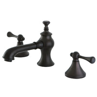 Thumbnail for Kingston Brass KC7065BL 8 in. Widespread Bathroom Faucet, Oil Rubbed Bronze - BNGBath