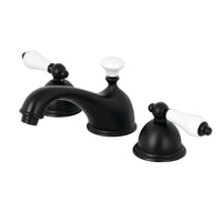 Thumbnail for Kingston Brass KS3960PL 8 in. Widespread Bathroom Faucet, Matte Black - BNGBath