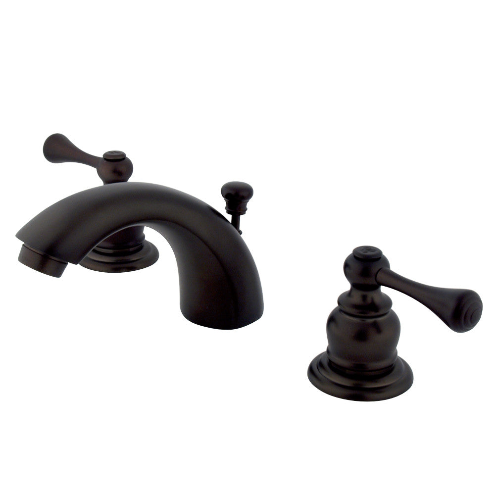 Kingston Brass KB3945BL Mini-Widespread Bathroom Faucet, Oil Rubbed Bronze - BNGBath