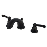 Thumbnail for Kingston Brass KB965FL Widespread Bathroom Faucet, Oil Rubbed Bronze - BNGBath