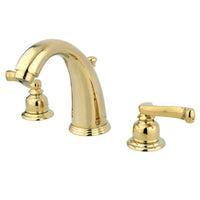 Thumbnail for Kingston Brass GKB982FL Widespread Bathroom Faucet, Polished Brass - BNGBath