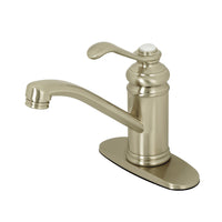 Thumbnail for Kingston Brass KS3408TPL Templeton Single-Handle Bathroom Faucet with Push Pop-Up, Brushed Nickel - BNGBath