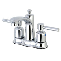 Thumbnail for Kingston Brass FB7611DL 4 in. Centerset Bathroom Faucet, Polished Chrome - BNGBath