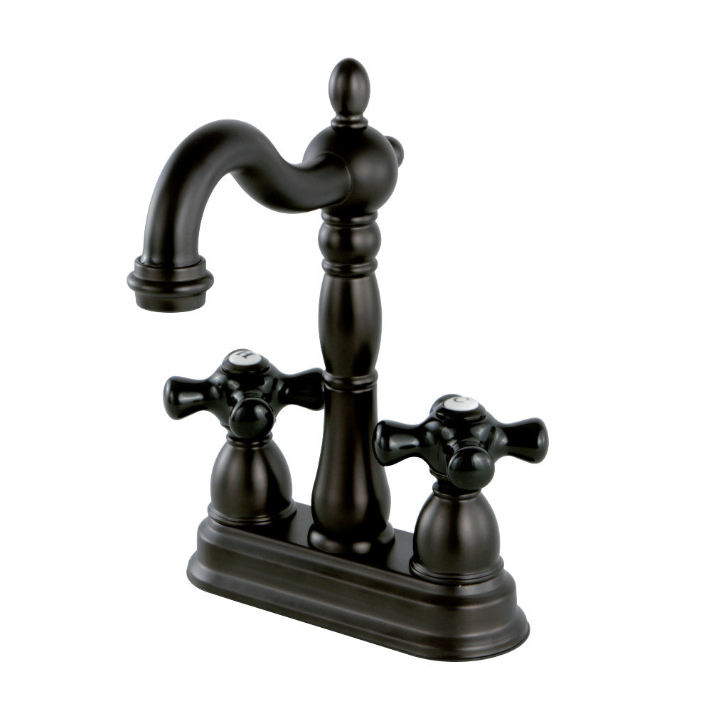 Kingston Brass KB1495PKX Duchess Two-Handle Bar Faucet, Oil Rubbed Bronze - BNGBath