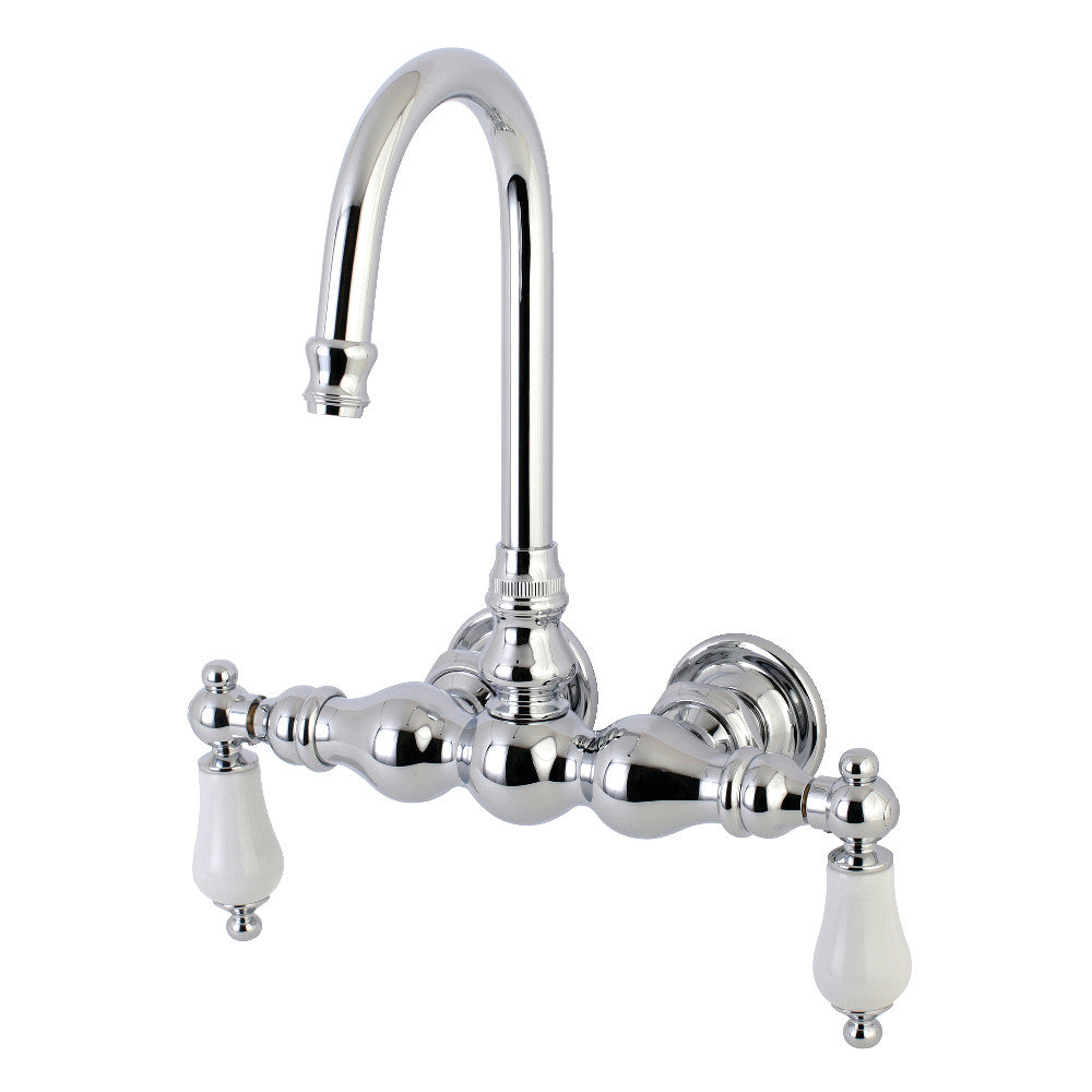 Aqua Vintage AE6T1 Vintage 3-3/8 Inch Wall Mount Tub Faucet, Polished Chrome - BNGBath