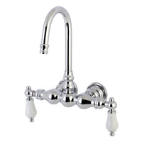 Thumbnail for Aqua Vintage AE6T1 Vintage 3-3/8 Inch Wall Mount Tub Faucet, Polished Chrome - BNGBath