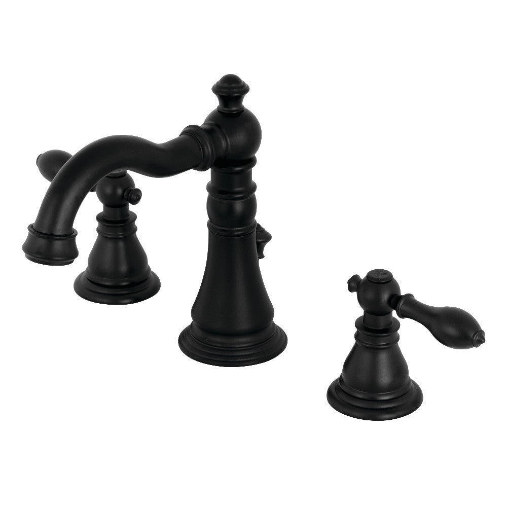 Fauceture FSC1970ACL American Classic Widespread Bathroom Faucet, Matte Black - BNGBath