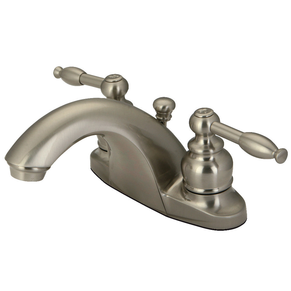 Kingston Brass KB7648KL 4 in. Centerset Bathroom Faucet, Brushed Nickel - BNGBath