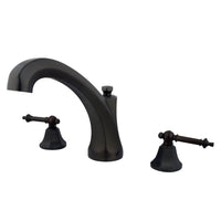 Thumbnail for Kingston Brass KS4325TL Metropolitan Roman Tub Faucet, Oil Rubbed Bronze - BNGBath